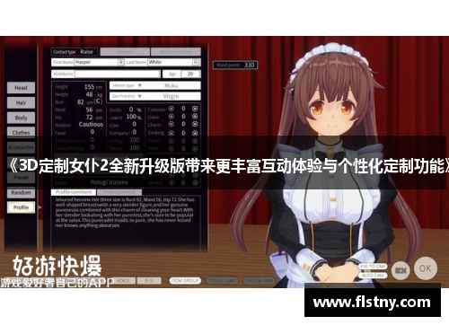 《3D定制女仆2全新升级版带来更丰富互动体验与个性化定制功能》